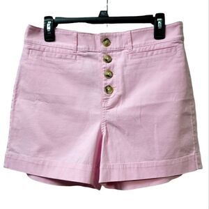 Loft button front shorts